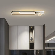 Modern gold and black LED ceiling light | FUPUFI