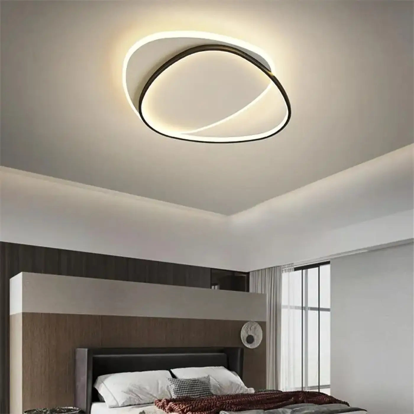 Oval interlaced LED design ceiling light | ROTIHE