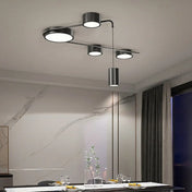 Statement modern black LED ceiling light | KISE