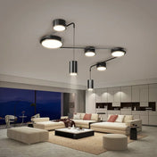 Statement modern black LED ceiling light | KISE