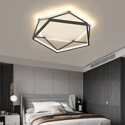 Modern black square LED ceiling light design | VUNA