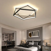 Modern black square LED ceiling light design | VUNA