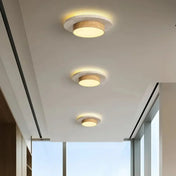 Art deco stone and metal LED ceiling light | HISO