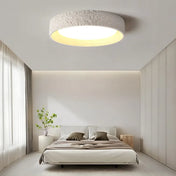 White resin modern LED ceiling light | KIVOK