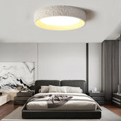 White resin modern LED ceiling light | KIVOK