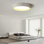 White resin modern LED ceiling light | KIVOK
