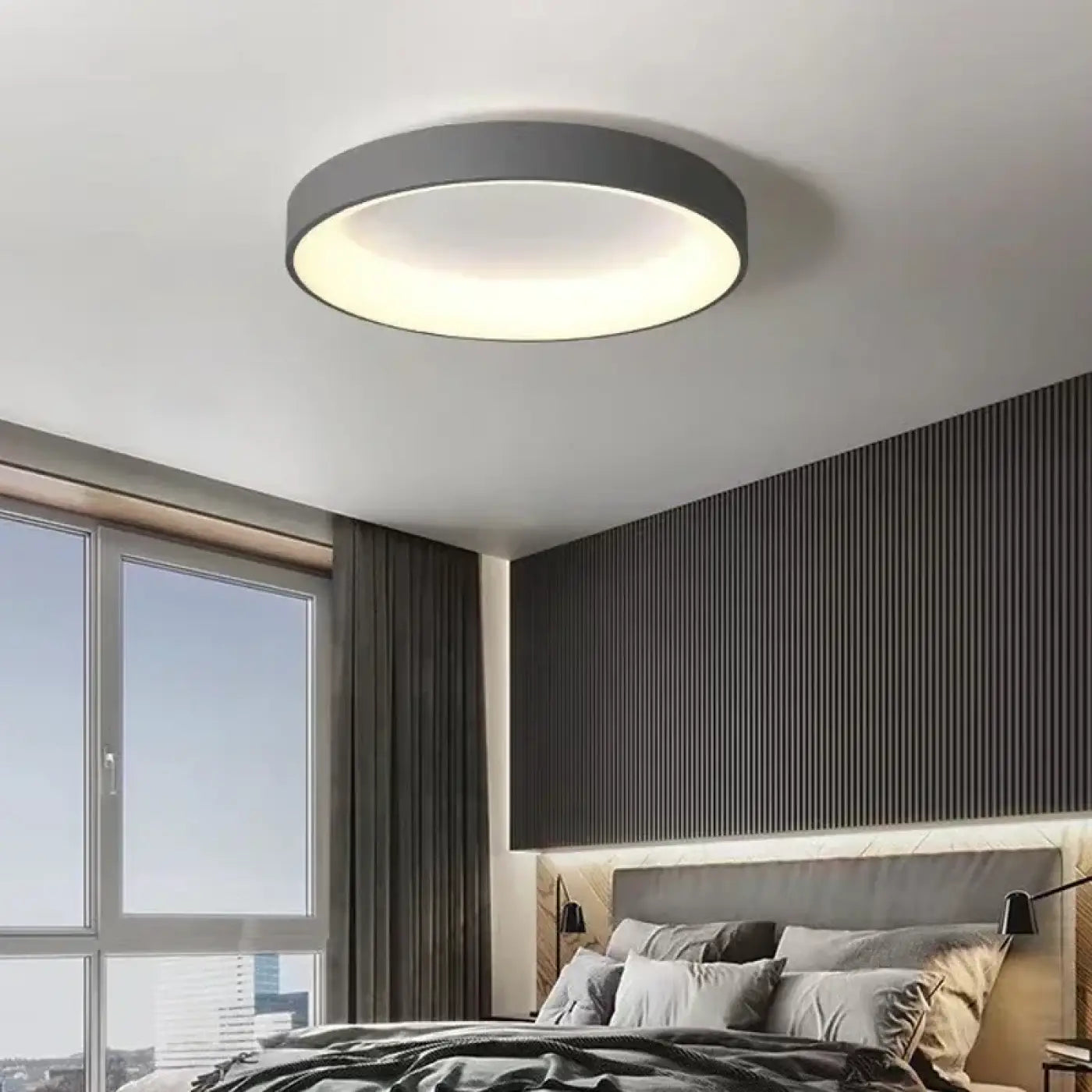 Modern ultra-thin round LED ceiling light | TATO
