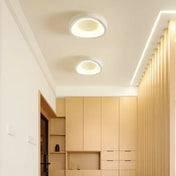 Minimalist black and white LED ceiling light | LUKA
