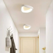 Minimalist black and white LED ceiling light | LUKA
