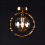 Statement design amber gold glass ceiling light | ZIPELI