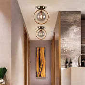 Statement design amber gold glass ceiling light | ZIPELI
