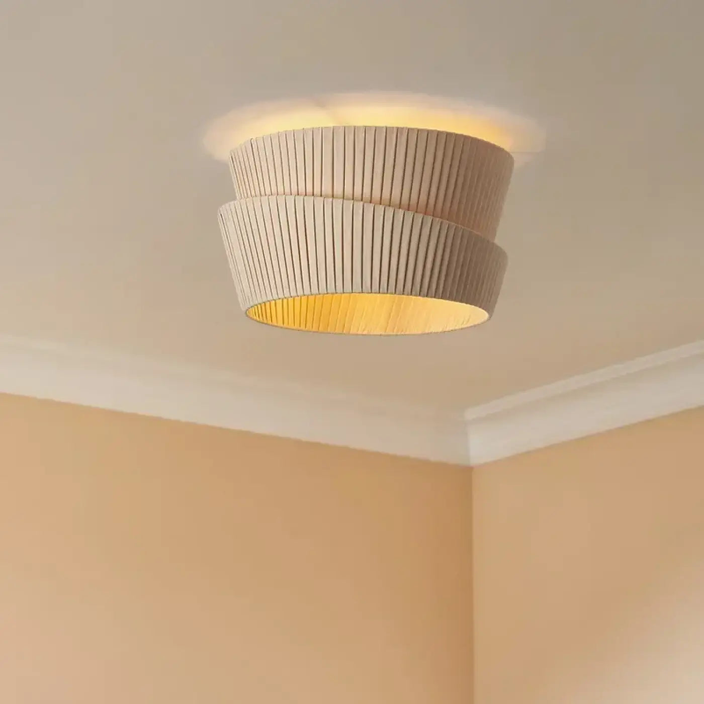 Scandinavian design white fabric ceiling light | ZONUN