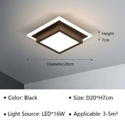 Modern black and white aluminium LED ceiling light | PEME