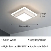 Modern black and white aluminium LED ceiling light | PEME