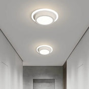 Modern black and white aluminium LED ceiling light | PEME