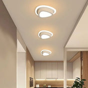 Modern black and white aluminium LED ceiling light | PEME