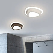 Modern black and white aluminium LED ceiling light | PEME