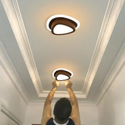 Modern black and white aluminium LED ceiling light | PEME
