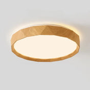 Wood-effect scandinavian LED ceiling light | ZOPELU