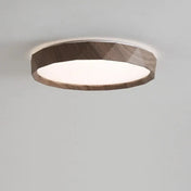 Wood-effect scandinavian LED ceiling light | ZOPELU
