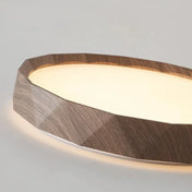 Wood-effect scandinavian LED ceiling light | ZOPELU