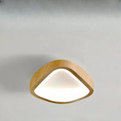 Beige brown wood LED Scandinavian ceiling light | DETIGEN