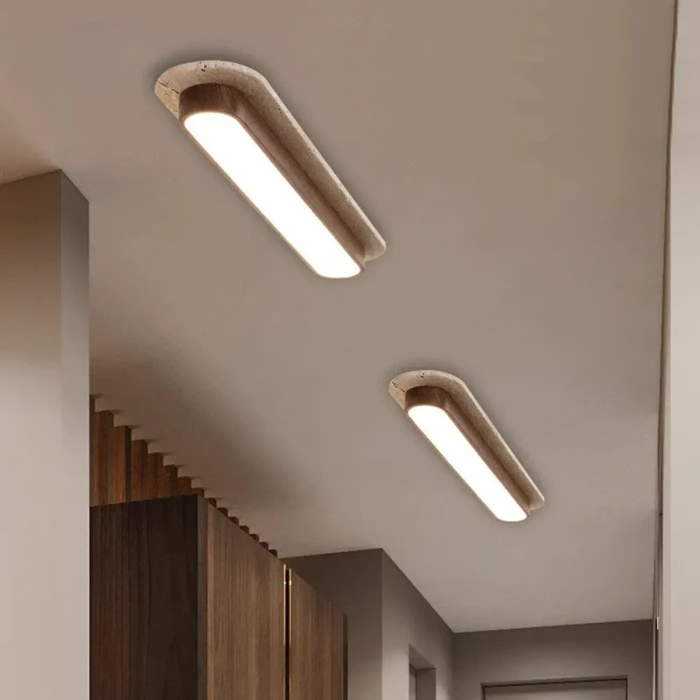 Wood Scandinavian modern design ceiling light | RUTE
