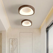 Scandinavian modern wood LED ceiling light | BIMEZE