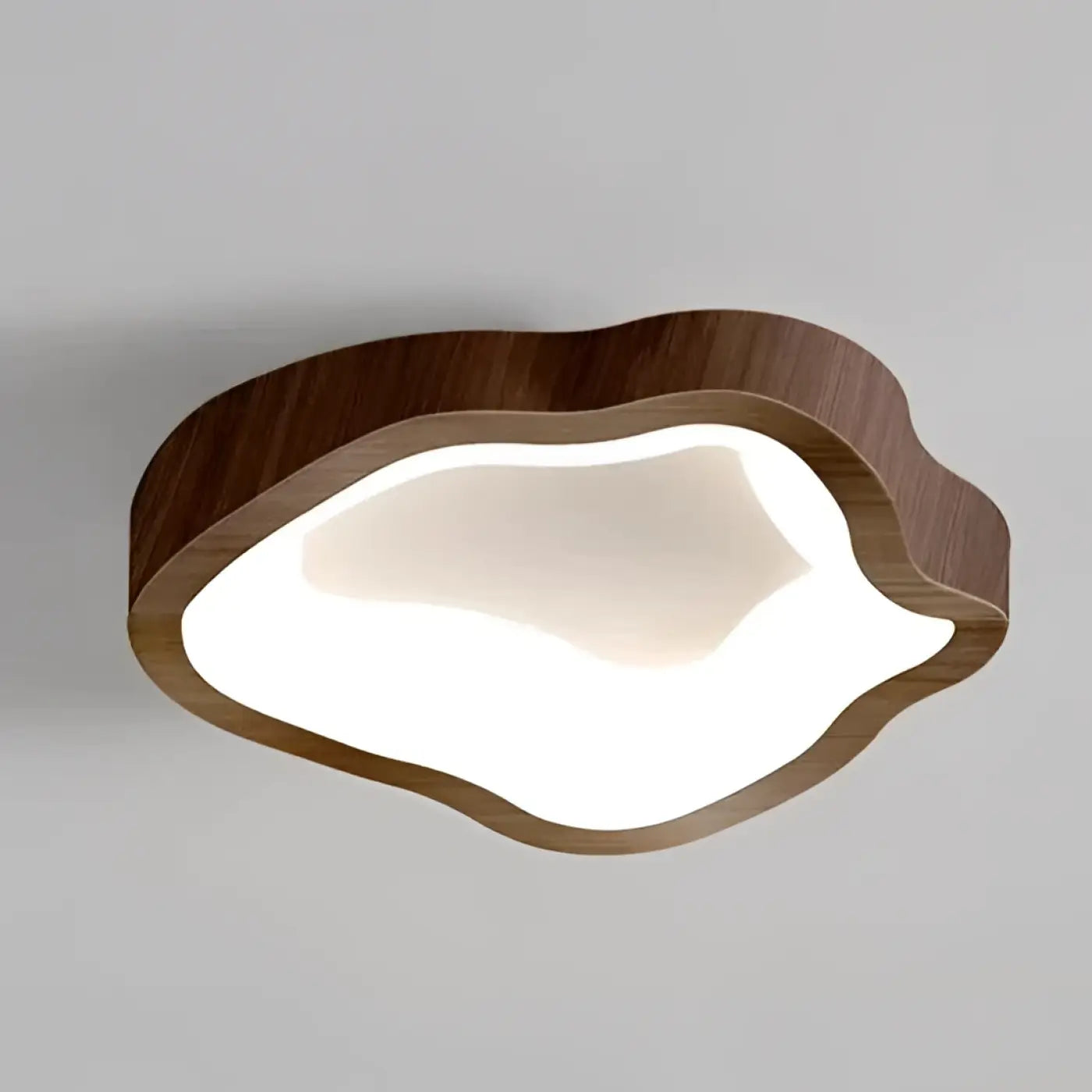 Scandinavian modern wood LED ceiling light | BIMEZE