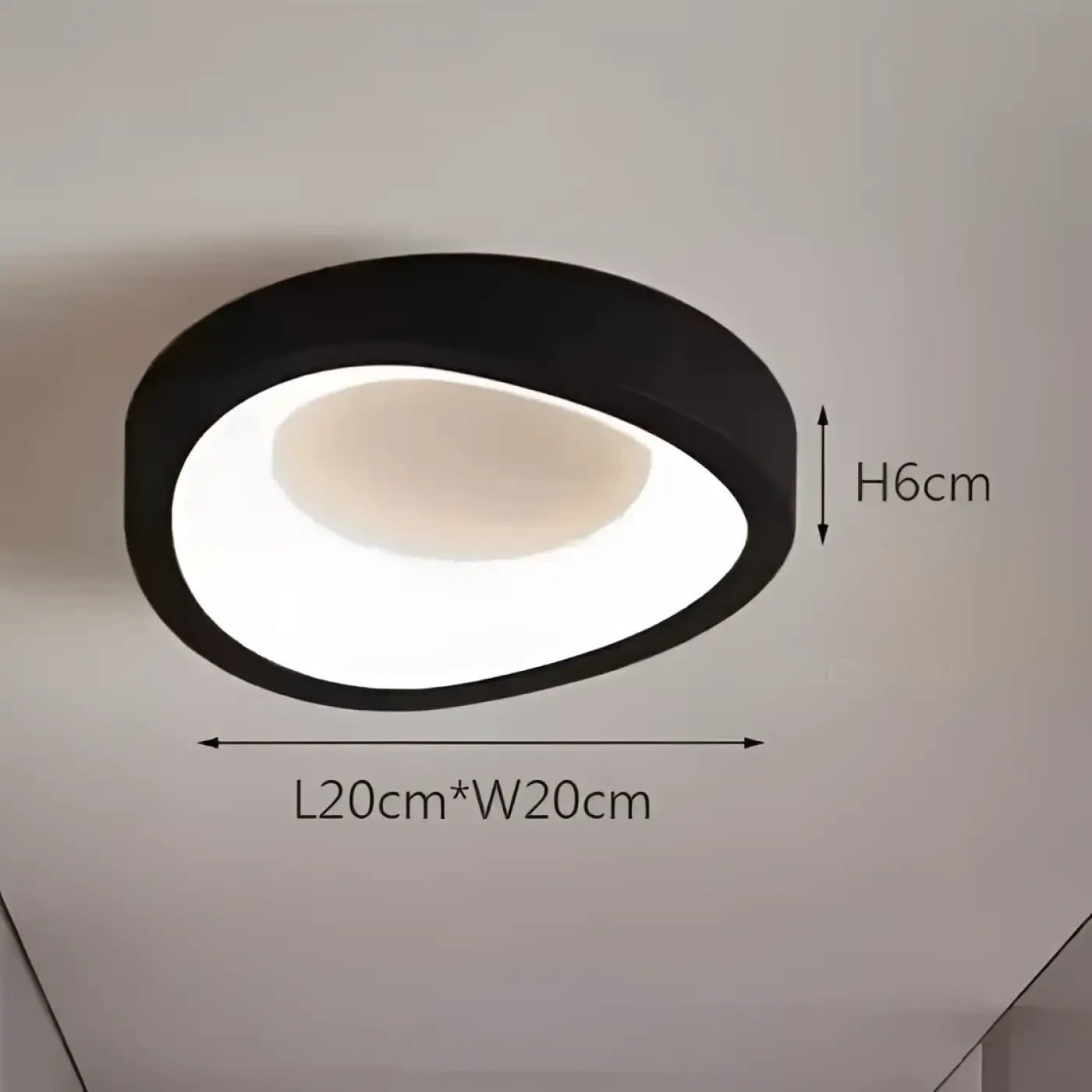Scandinavian modern wood LED ceiling light | BIMEZE
