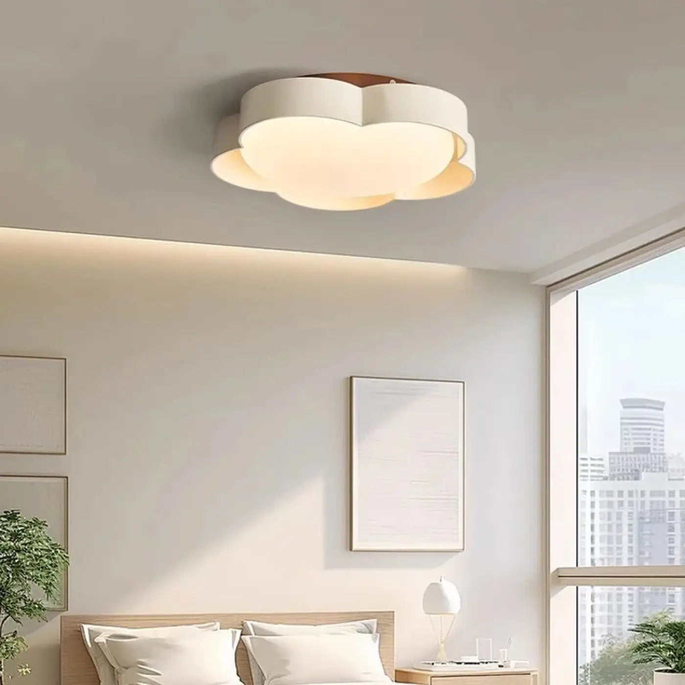 LED white modern design ceiling light | BIGEN