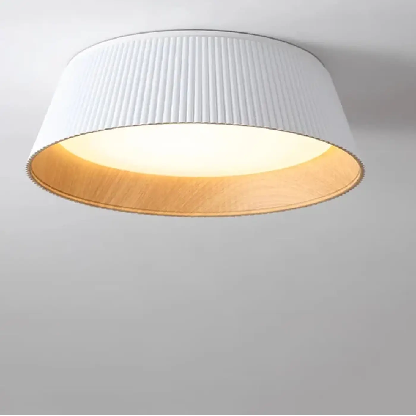 Modern black and white metal LED ceiling light | NASAPO