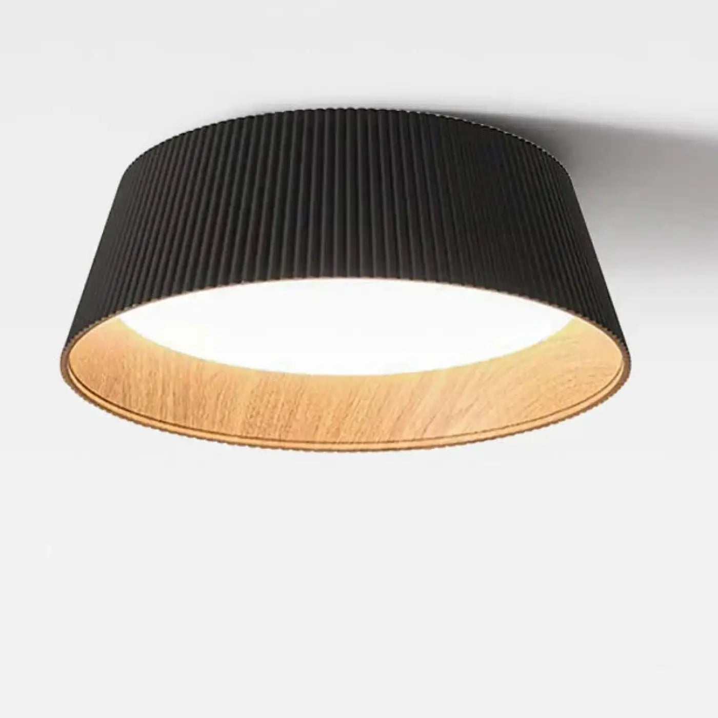 Modern black and white metal LED ceiling light | NASAPO