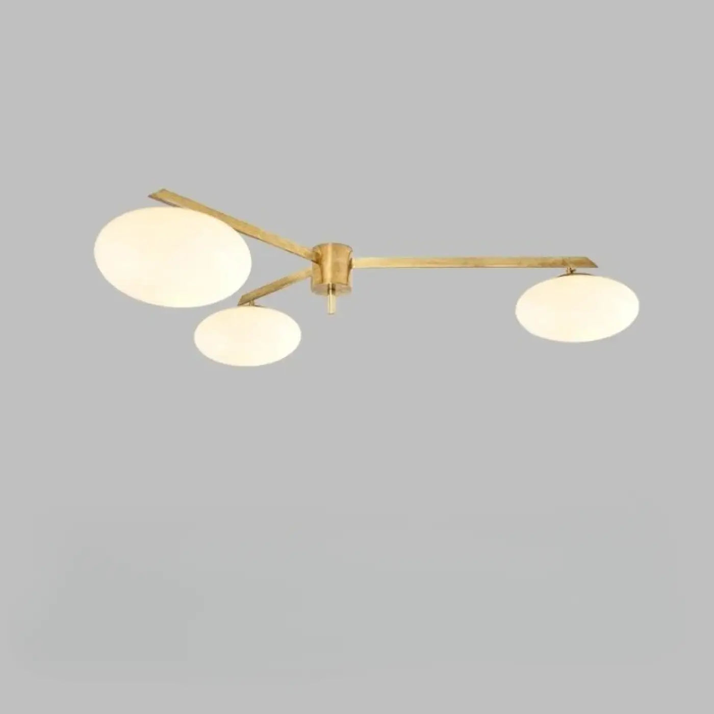 Glass gold and black vintage design ceiling light | TAHELO