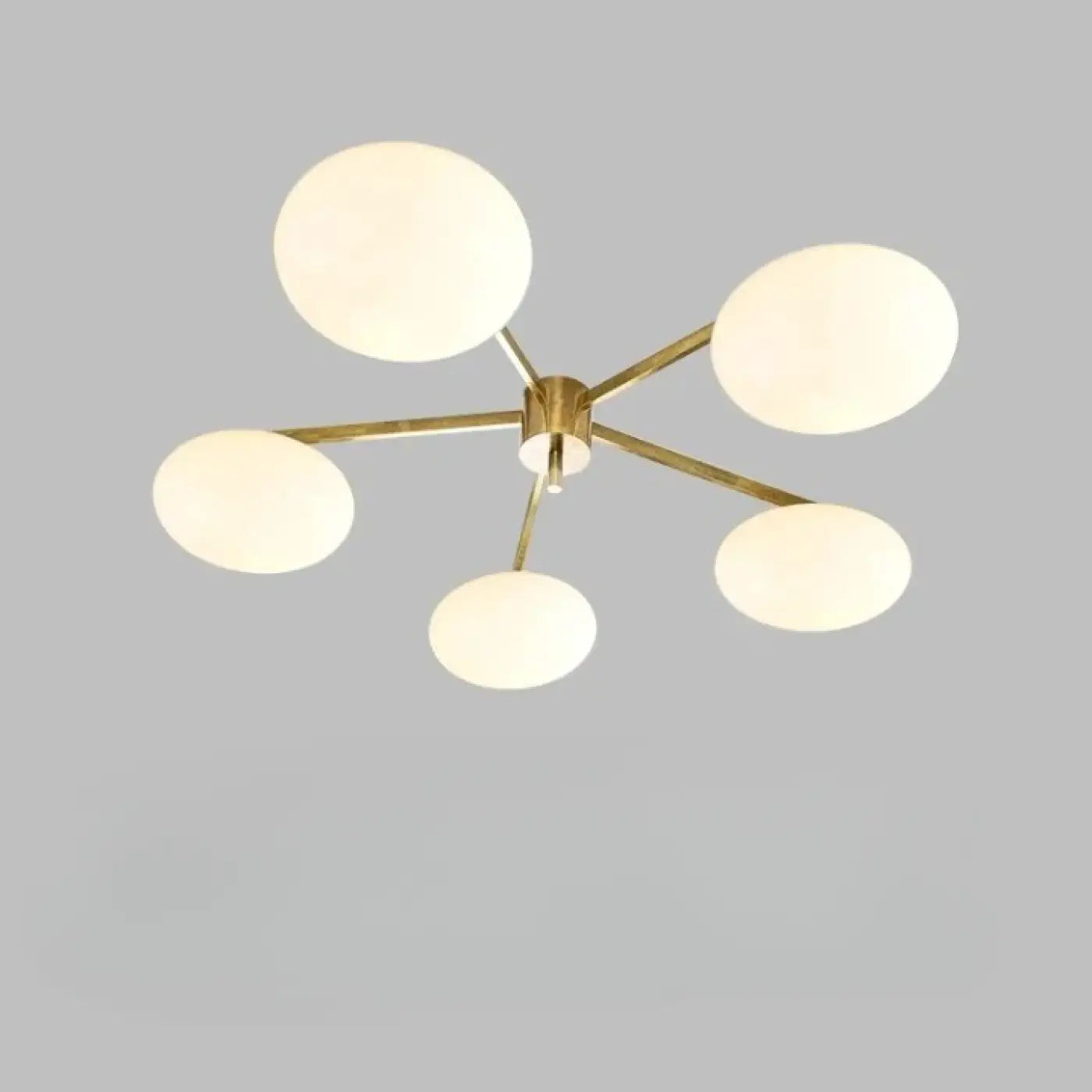 Glass gold and black vintage design ceiling light | TAHELO