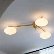 Glass gold and black vintage design ceiling light | TAHELO