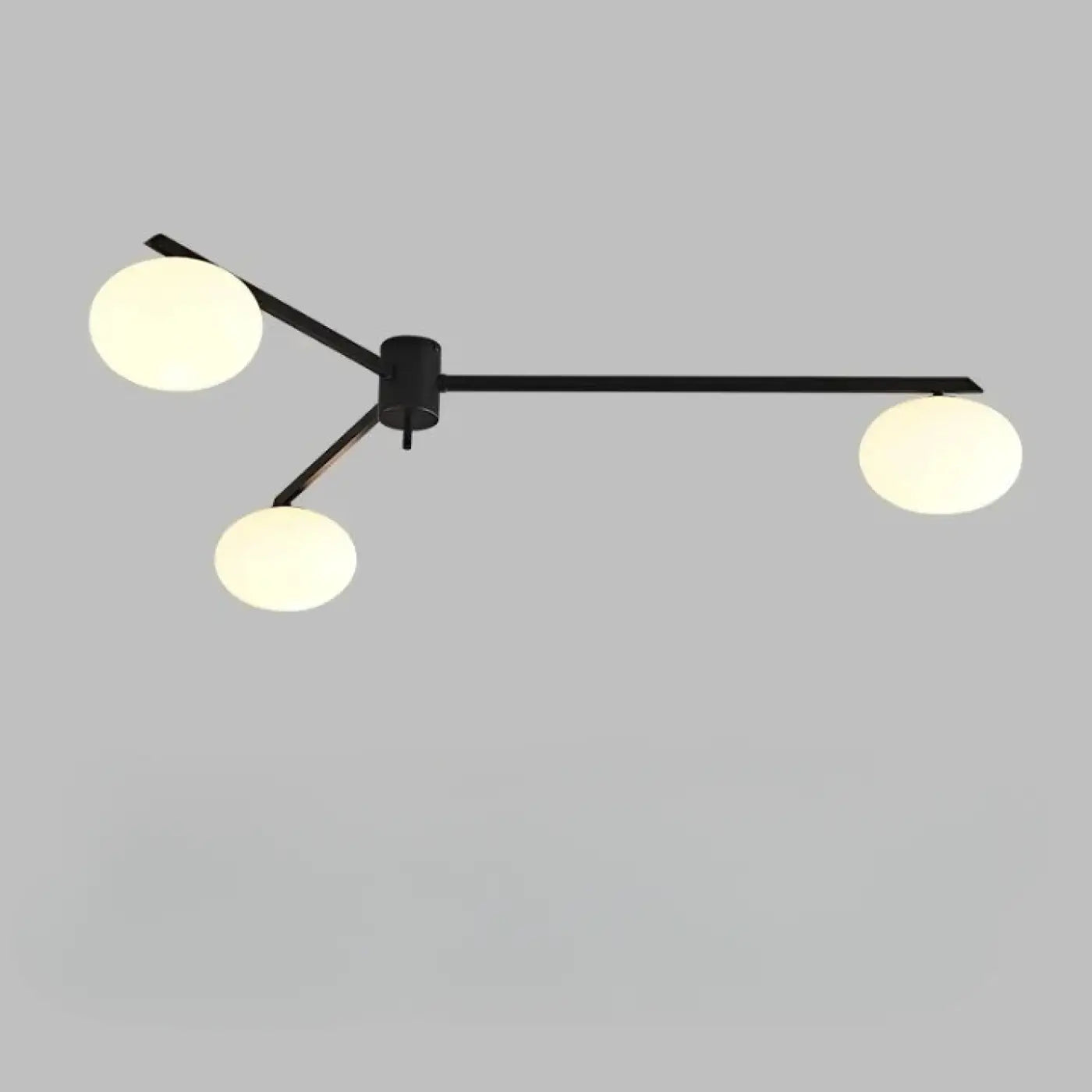 Glass gold and black vintage design ceiling light | TAHELO