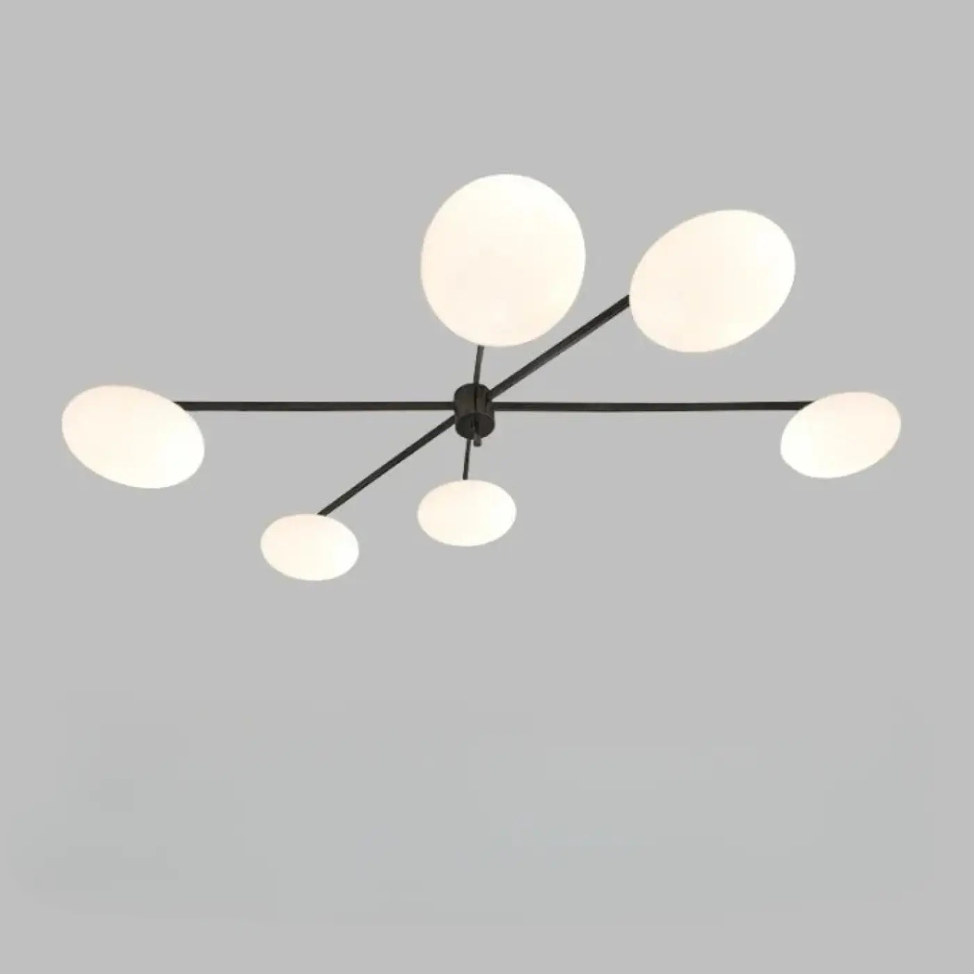 Glass gold and black vintage design ceiling light | TAHELO