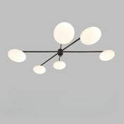 Glass gold and black vintage design ceiling light | TAHELO