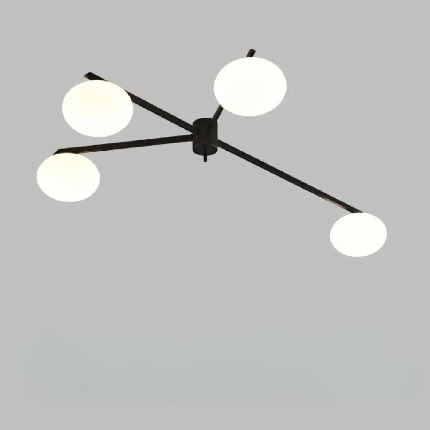 Glass gold and black vintage design ceiling light | TAHELO