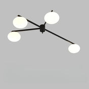 Glass gold and black vintage design ceiling light | TAHELO