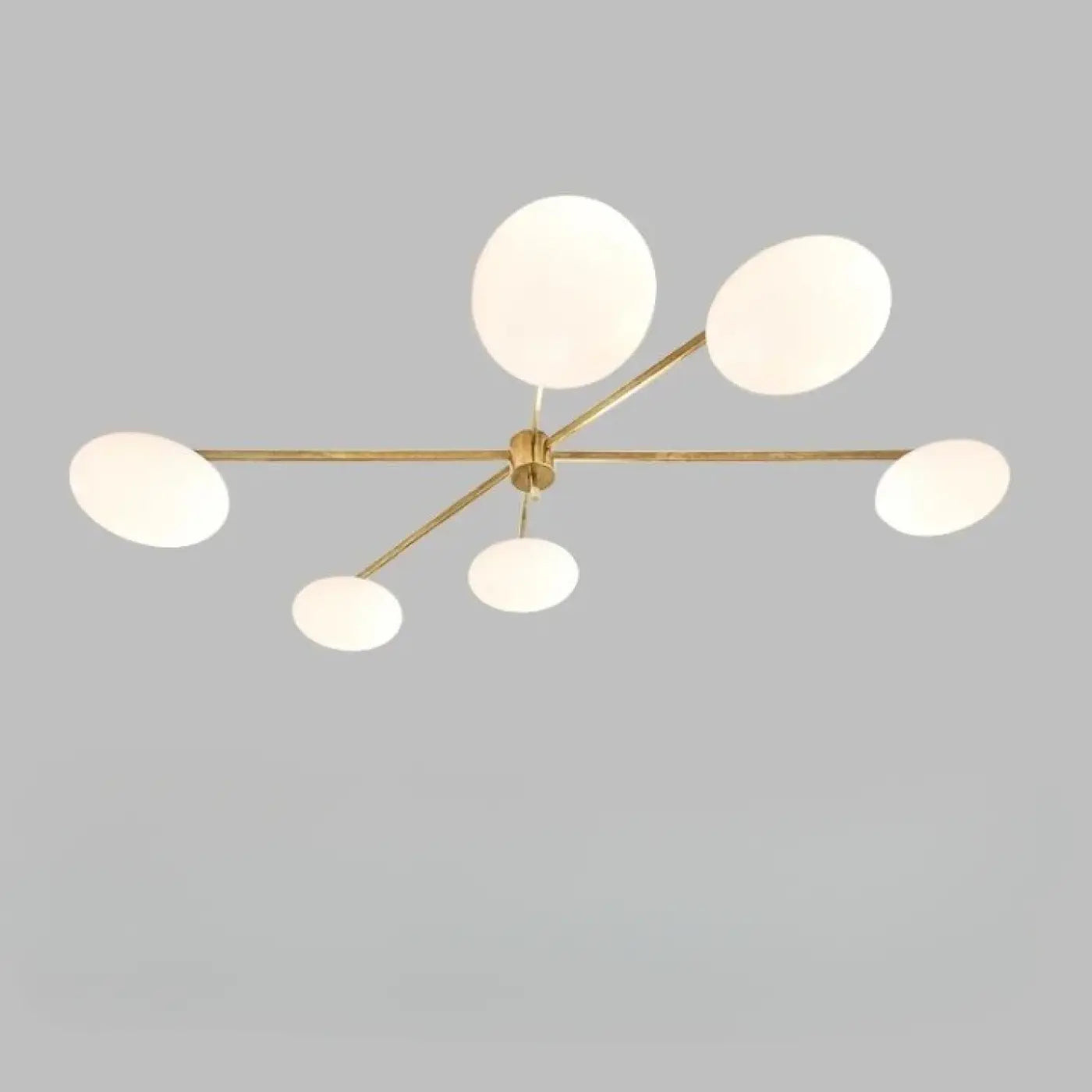 Glass gold and black vintage design ceiling light | TAHELO