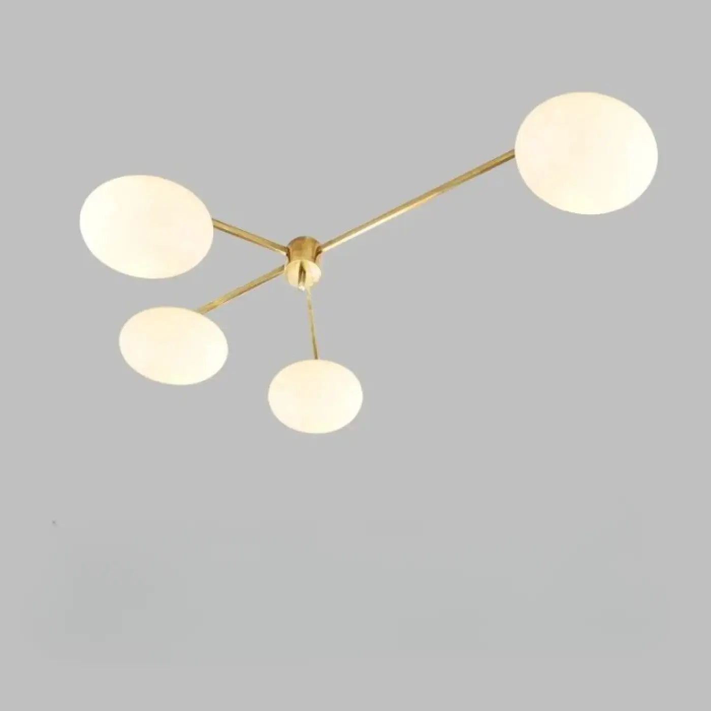 Glass gold and black vintage design ceiling light | TAHELO