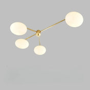 Glass gold and black vintage design ceiling light | TAHELO