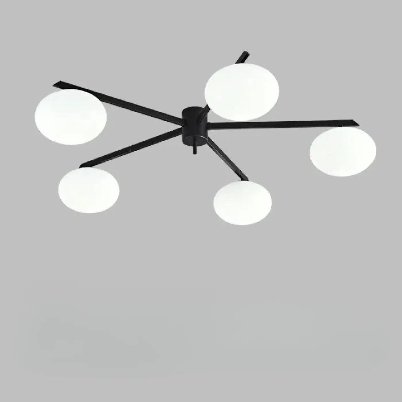 Glass gold and black vintage design ceiling light | TAHELO