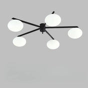 Glass gold and black vintage design ceiling light | TAHELO