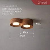 Design aluminium and resin LED ceiling light | DOHUHA