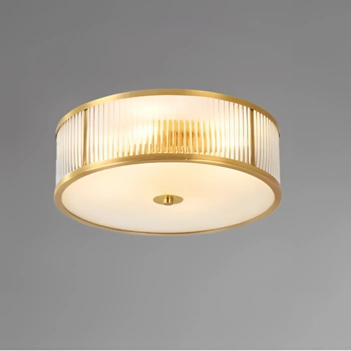 Design floral gold glass LED ceiling light | KAPATI