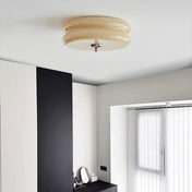 White glass 1970s retro ceiling light | DIMENA