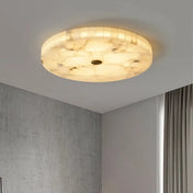 Modern alabaster white marble ceiling light | KUKIK